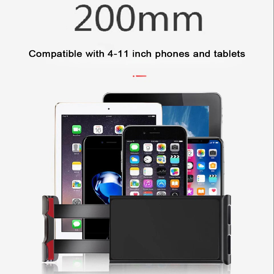 Support tablette voiture universel 4–11 pouces
