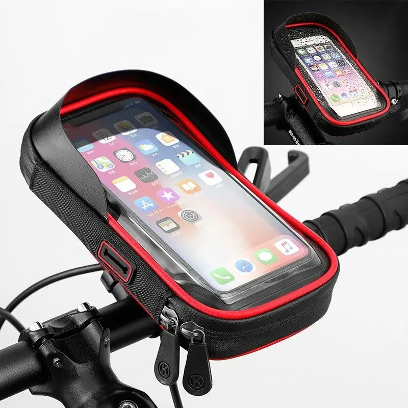 Support téléphone guidon vélo étanche 6,4 pouces