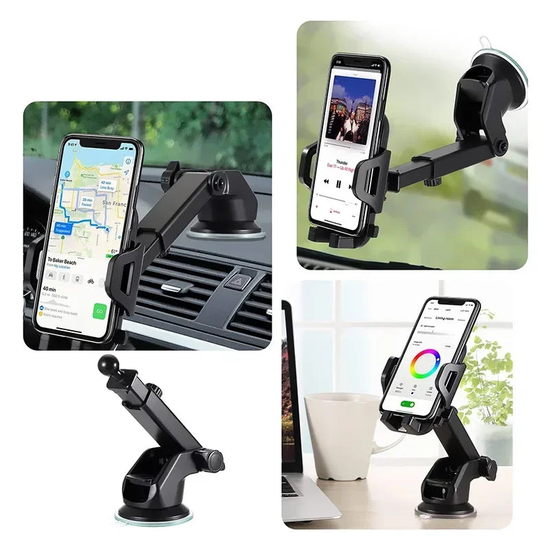 Support Téléphone Voiture 3-en-1 pour iPhone