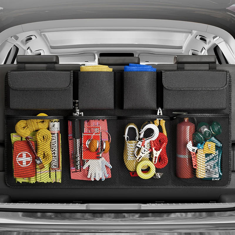 Sac de rangement suspendu universel pour voiture – grande capacité, Oxford étanche, multi-poches