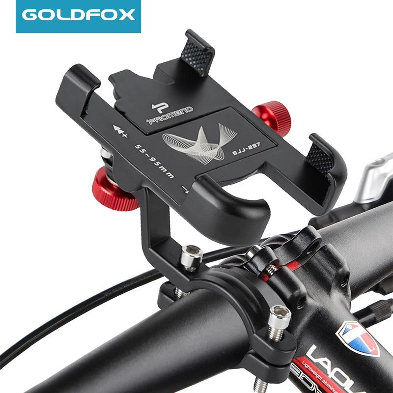 Support Téléphone Guidon Vélo/Moto en Aluminium – Réglable et Antidérapant