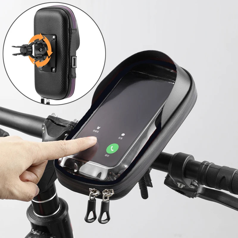Support Téléphone Étanche pour Guidon – Vélo/Moto Universel et Réglable
