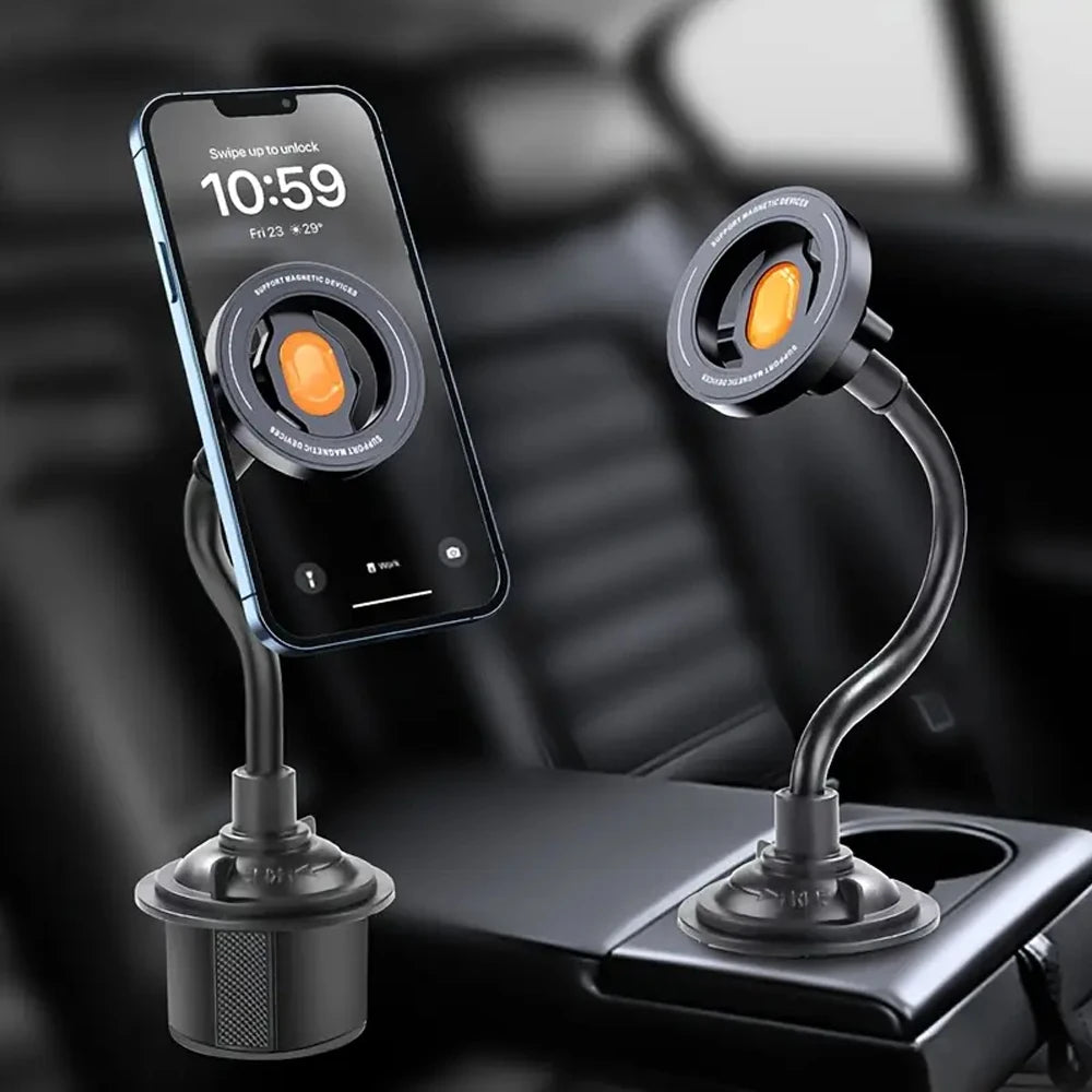 Support magnétique universel pour voiture – Porte-gobelet et smartphones
