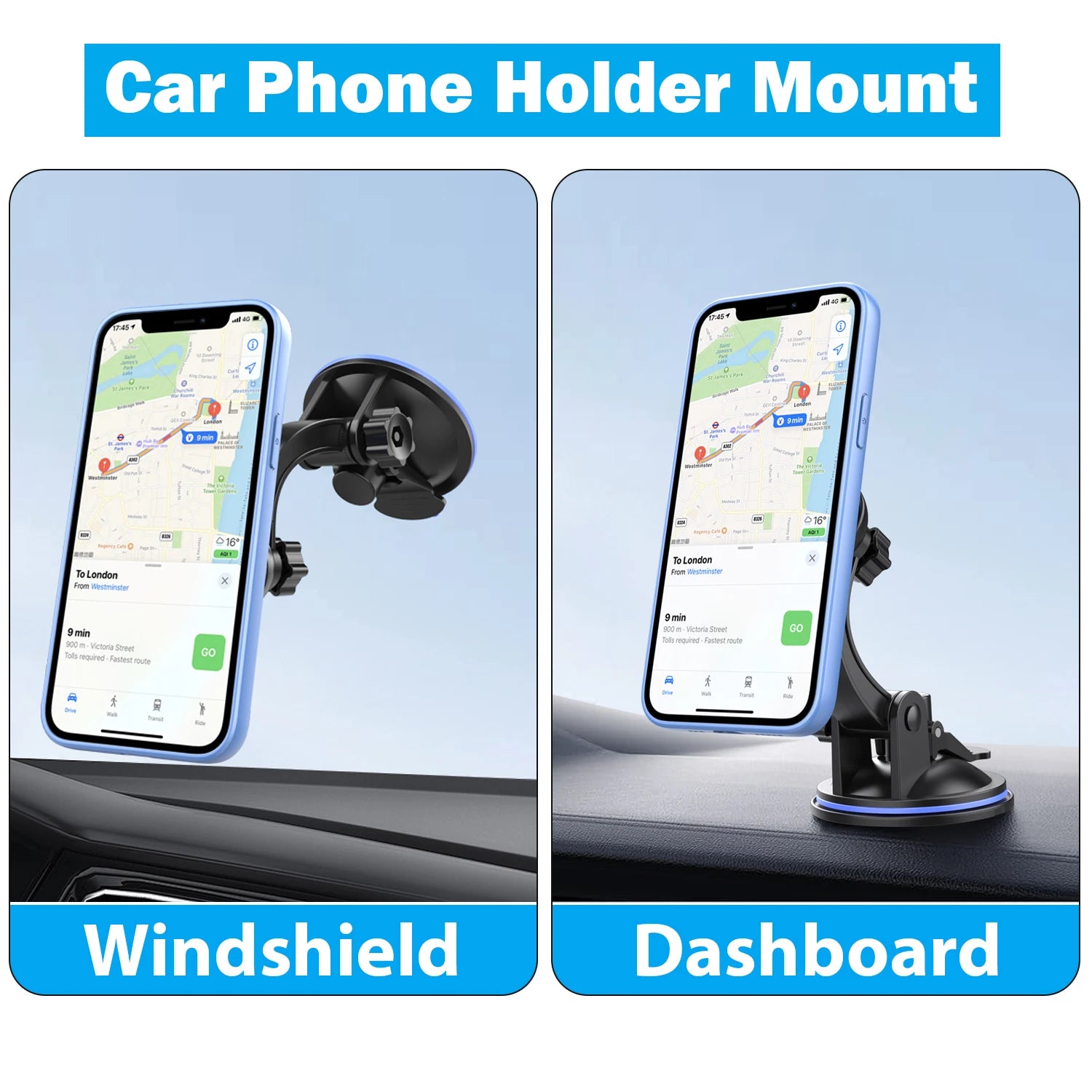 Support Téléphone Voiture Universel 360°