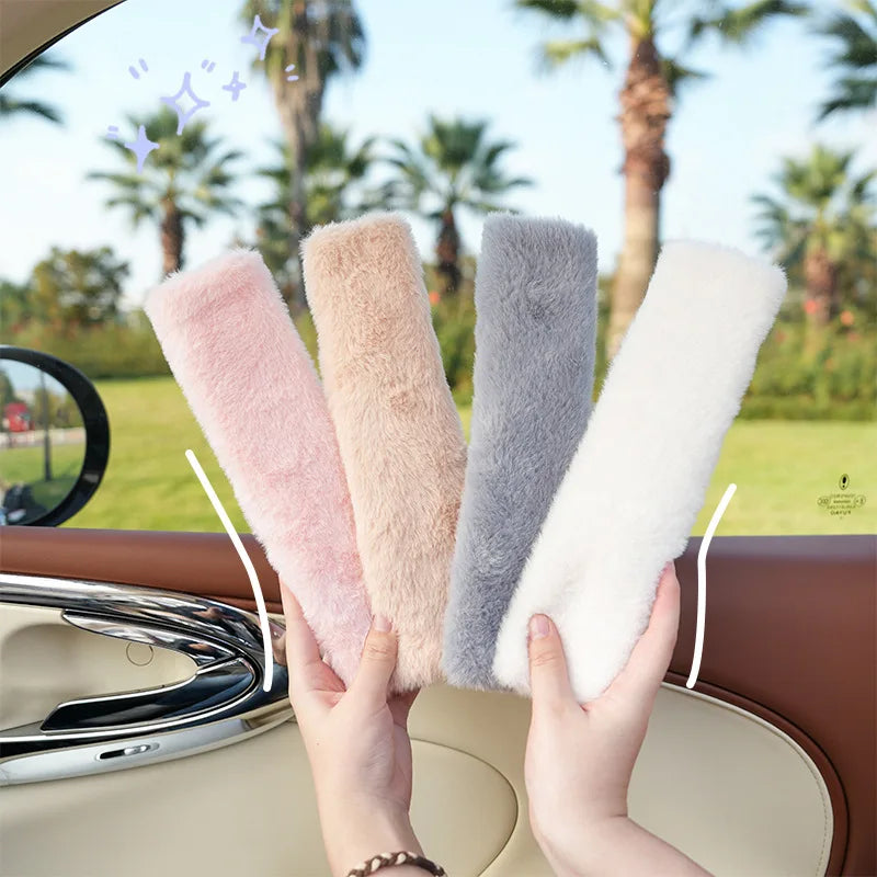 Couvre-épaule en peluche pour ceinture de sécurité