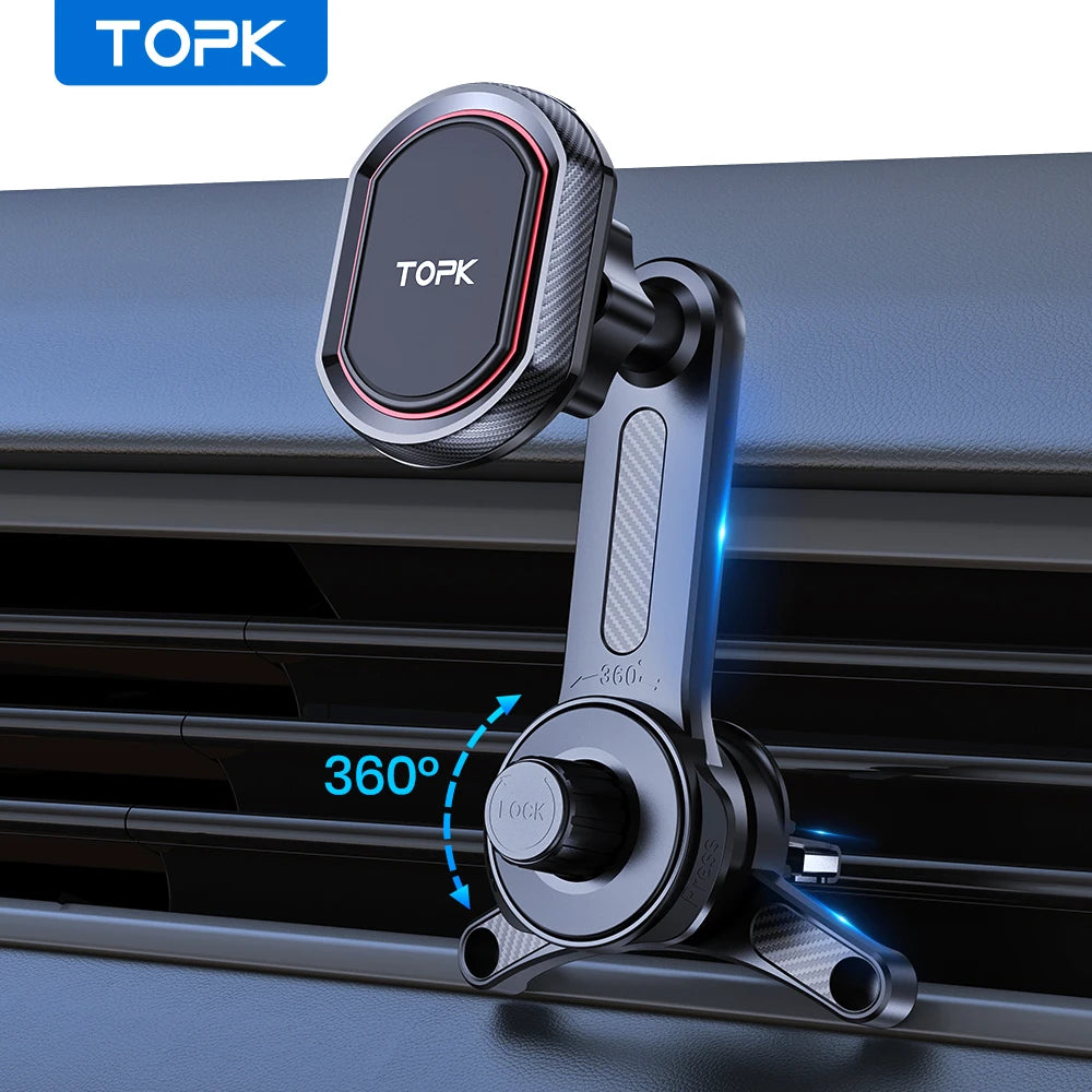 Support magnétique voiture pour téléphone – 360°