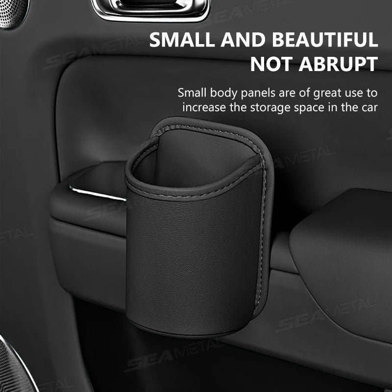 Porte-gobelet auto universel en simili cuir Ø8 cm