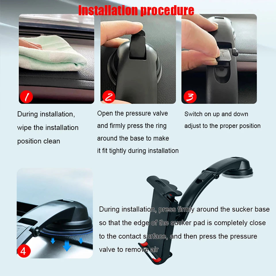 Support voiture universel pour tablettes et téléphones
