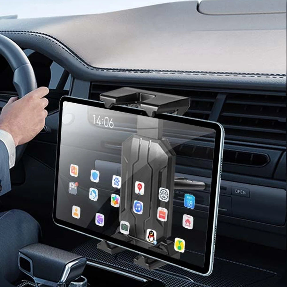 Support voiture universel pour tablette et téléphone – montage CD 4–14 pouces