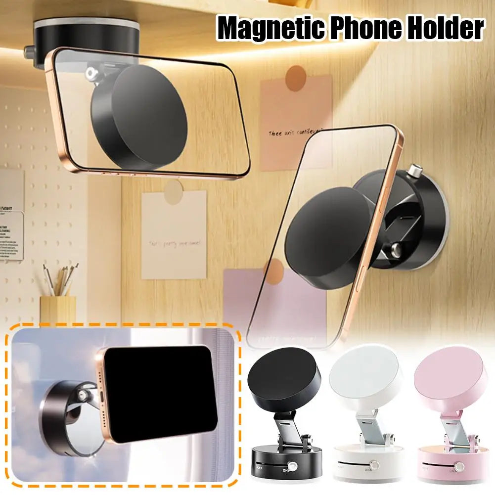 Support Magnétique à Ventouse Double, Pliable et Multifonction