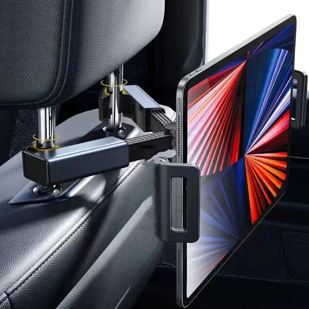 Support télescopique voiture pour tablette 4–12,9 pouces