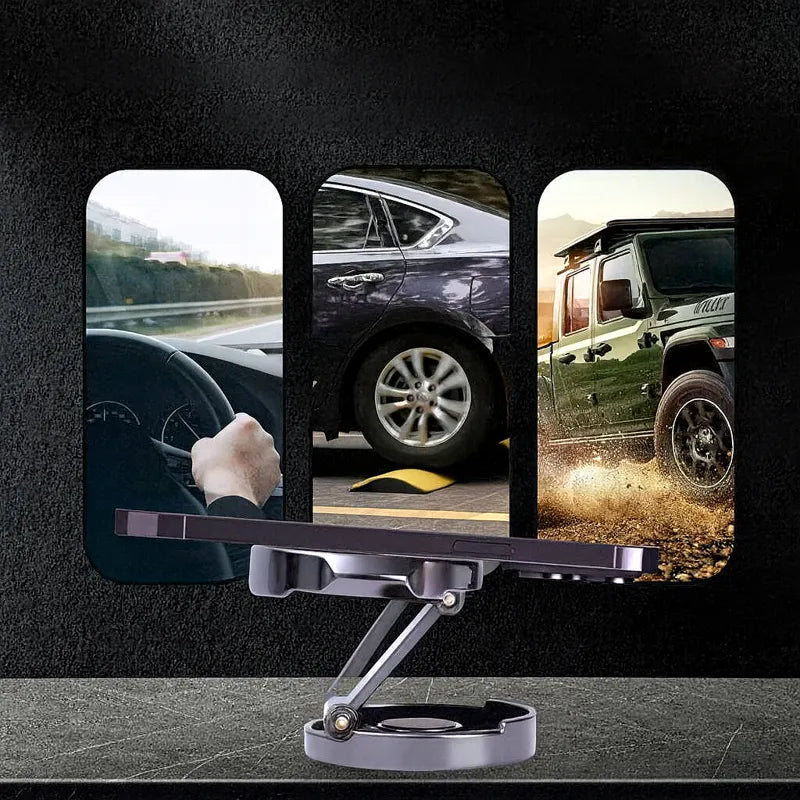 Support Magnétique Voiture Téléphone 720° Pivotant Universel