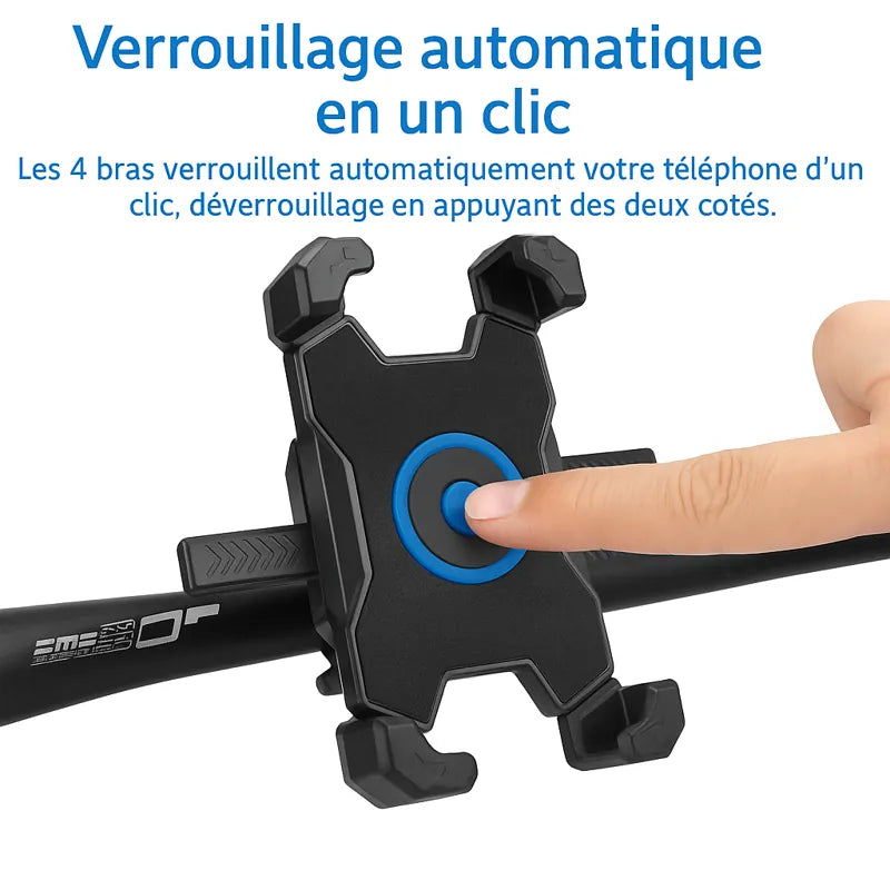 Support universel de téléphone pour vélo, scooter et moto (rétroviseur)